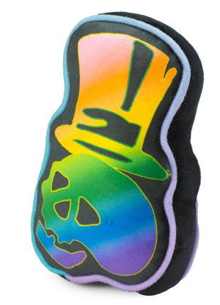 Dog Toy Squeaker Plush - Grateful Dead Skeleton Head Dancing Skeletons Black Multi Color