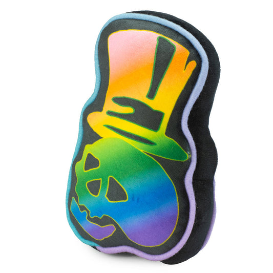 Dog Toy Squeaker Plush - Grateful Dead Skeleton Head Dancing Skeletons Black Multi Color
