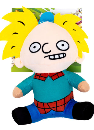 Dog Toy Squeaker Plush - Hey Arnold! Arnold Full Body Sitting Pose
