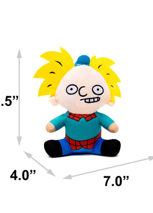 Dog Toy Squeaker Plush - Hey Arnold! Arnold Full Body Sitting Pose