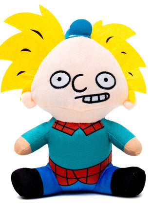 Dog Toy Squeaker Plush - Hey Arnold! Arnold Full Body Sitting Pose