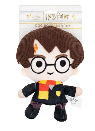 Dog Toy Squeaker Plush - Harry Potter Standing Charm Full Body Pose