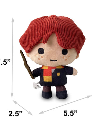 Dog Toy Squeaker Plush - Harry Potter Ron Weasley Standing Charm Full Body Pose