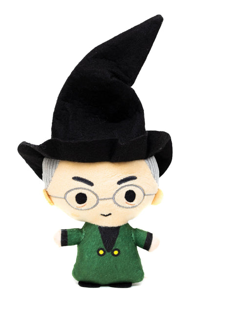 Dog Toy Squeaker Plush - Harry Potter Professor Minerva McGonagall Standing Charm Full Body Pose