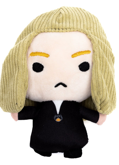 Dog Toy Squeaker Plush - Harry Potter Lucius Malfoy Standing Charm Full Body Pose