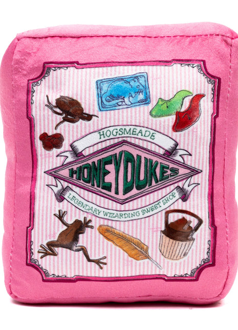 Dog Toy Squeaker Plush - Harry Potter Honeydukes Sweet Shop Candy Box Replica