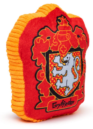 Dog Toy Squeaker Plush - Harry Potter Gryffindor Lion Charm Crest Red