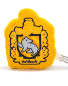 Dog Toy Squeaker Plush - Harry Potter Hufflepuff Badger Charm Crest Yellows