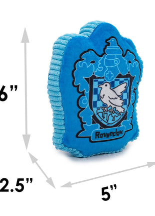 Dog Toy Squeaker Plush - Harry Potter Ravenclaw Eagle Charm Crest Blues