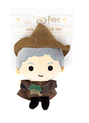 Dog Toy Squeaker Plush - Harry Potter Professor Pomona Sprout Standing Charm Full Body Pose