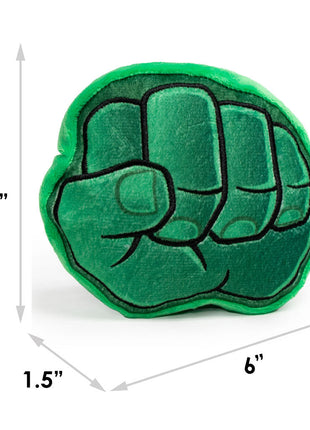 Dog Toy Plush - 6-INCH - Hulk Fist Greens