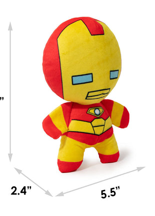 Dog Toy Squeaky Plush - Kawaii Iron Man Standing Pose