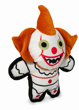 Dog Toy Squeaker Corduroy Plush - It Pennywise Red Balloon Pose