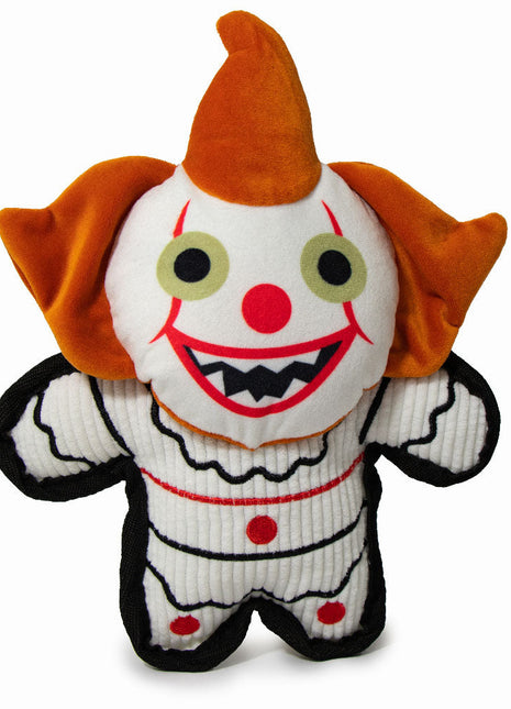 Dog Toy Squeaker Corduroy Plush - It Pennywise Red Balloon Pose