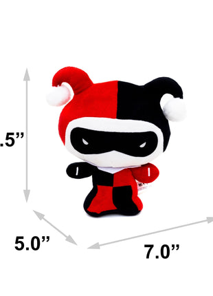 Dog Toy Squeaker Plush - DC Comics Chibi Harley Quinn Standing Pose