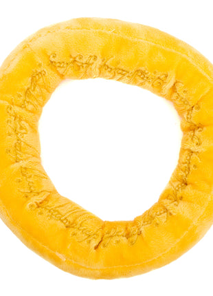 Dog Toy Squeaker Plush - The Lord of the Rings One Ring Golden Yellow