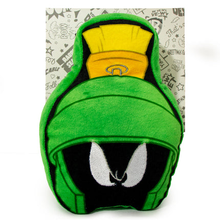 Dog Toy Squeaky Plush - Looney Tunes Marvin the Martian Face