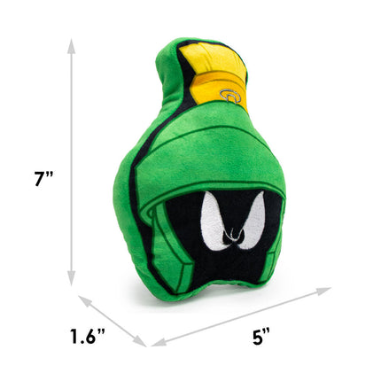 Dog Toy Squeaky Plush - Looney Tunes Marvin the Martian Face