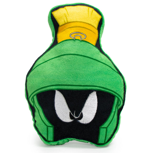 Dog Toy Squeaky Plush - Looney Tunes Marvin the Martian Face
