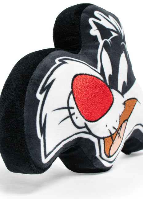 Dog Toy Squeaky Plush - Looney Tunes Sylvester the Cat Smiling