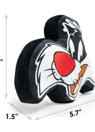 Dog Toy Squeaky Plush - Looney Tunes Sylvester the Cat Smiling