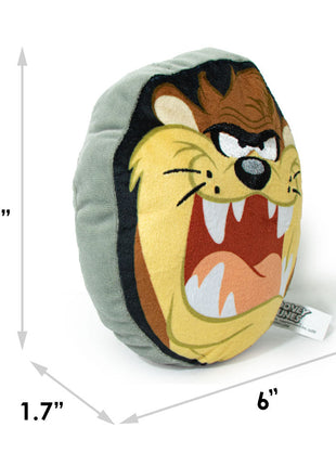Dog Toy Squeaky Plush - Looney Tunes Taz Growling Face