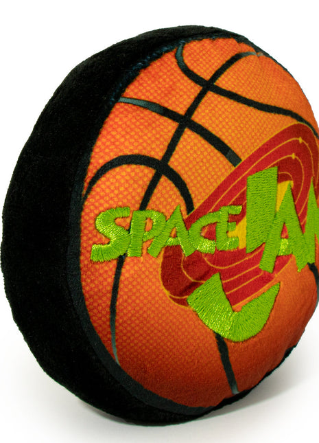 Dog Toy Squeaker Plush - Space Jam Basketball Logo