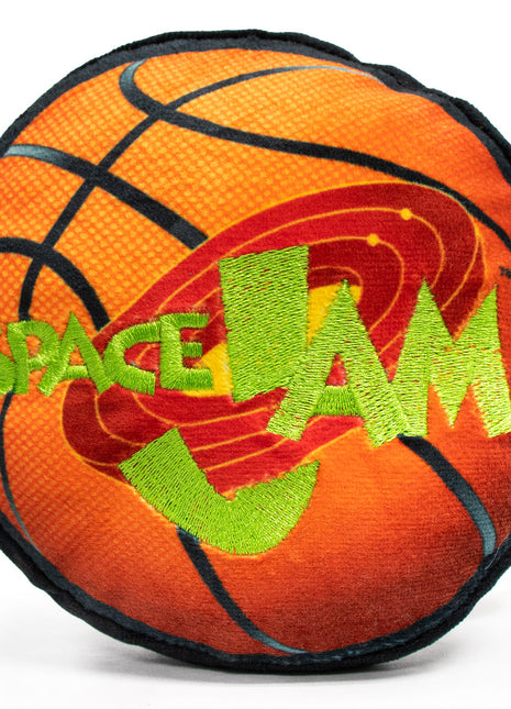 Dog Toy Squeaker Plush - Space Jam Basketball Logo