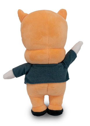 Dog Toy Squeaker Plush - Looney Tunes Porky Pig Full Body Standing Pose