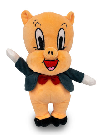 Dog Toy Squeaker Plush - Looney Tunes Porky Pig Full Body Standing Pose