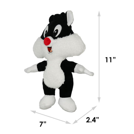 Dog Toy Squeaker Plush - Looney Tunes Sylvester the Cat Full Body