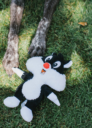 Dog Toy Squeaker Plush - Looney Tunes Sylvester the Cat Full Body