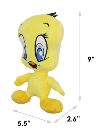 Dog Toy Squeaker Plush - Looney Tunes Tweety Bird Full Body