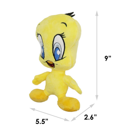 Dog Toy Squeaker Plush - Looney Tunes Tweety Bird Full Body
