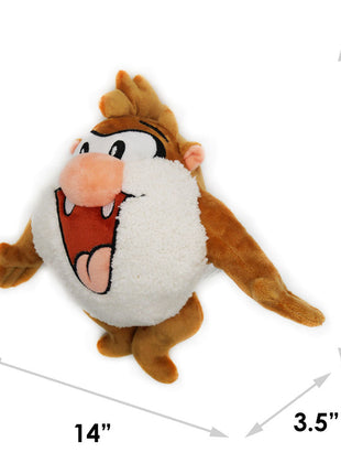 Dog Toy Squeaker Plush - Looney Tunes Taz Full Body