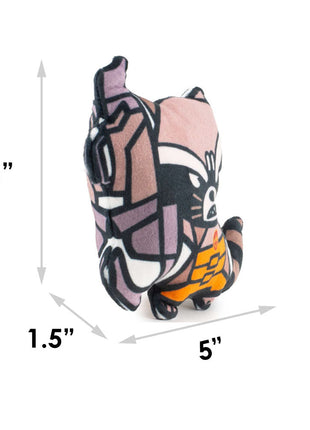 Dog Toy Squeaker Plush - Kawaii Rocket Raccoon Angry Pose