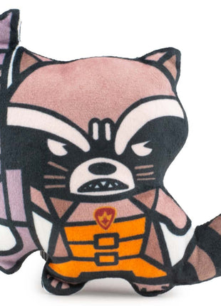 Dog Toy Squeaker Plush - Kawaii Rocket Raccoon Angry Pose