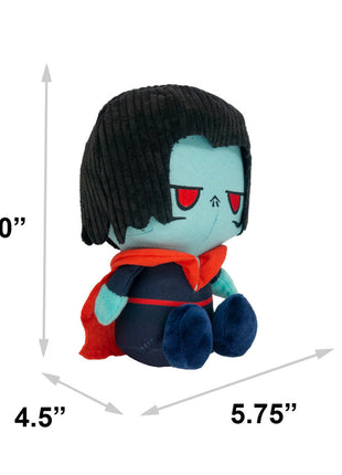 Dog Toy Squeaker Plush - Marvel Morbius the Living Vampire Full Body Sitting Pose