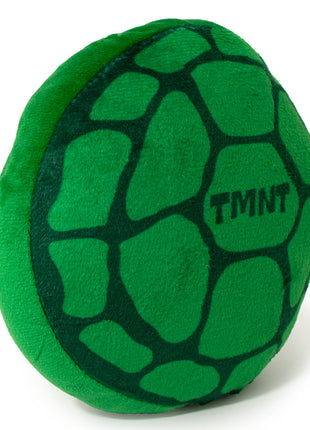 Dog Toy Squeaker Plush - TEENAGE MUTANT NINJA TURTLES Turtle Shell + Logo Greens Red White