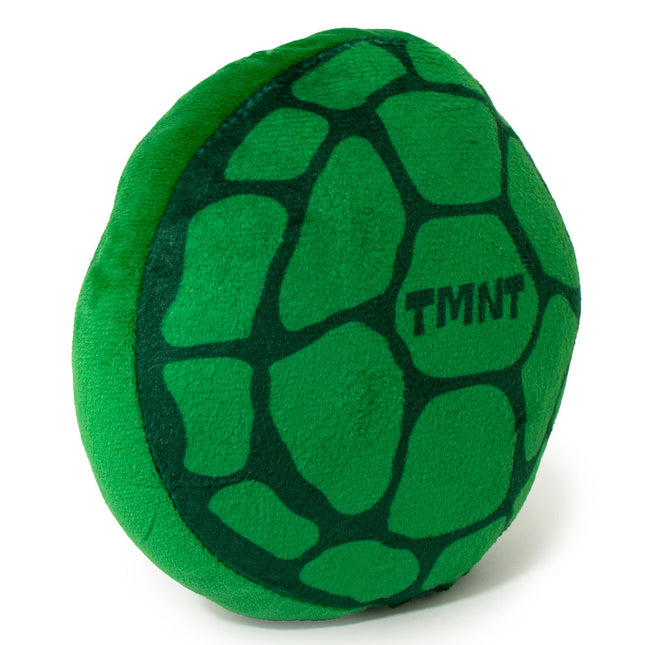Dog Toy Squeaker Plush - TEENAGE MUTANT NINJA TURTLES Turtle Shell + Logo Greens Red White
