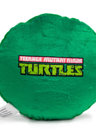 Dog Toy Squeaker Plush - TEENAGE MUTANT NINJA TURTLES Turtle Shell + Logo Greens Red White