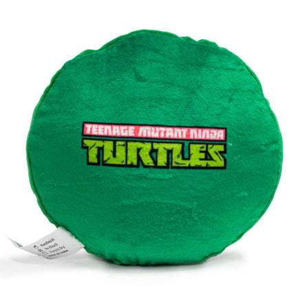 Dog Toy Squeaker Plush - TEENAGE MUTANT NINJA TURTLES Turtle Shell + Logo Greens Red White