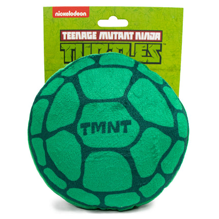 Dog Toy Squeaker Plush - TEENAGE MUTANT NINJA TURTLES Turtle Shell + Logo Greens Red White