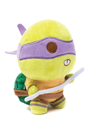 Dog Toy Squeaker Plush - Teenage Mutant Ninja Turtles Donatello Full Body Staff Pose Purple