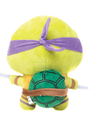 Dog Toy Squeaker Plush - Teenage Mutant Ninja Turtles Donatello Full Body Staff Pose Purple