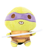Dog Toy Squeaker Plush - Teenage Mutant Ninja Turtles Donatello Full Body Staff Pose Purple