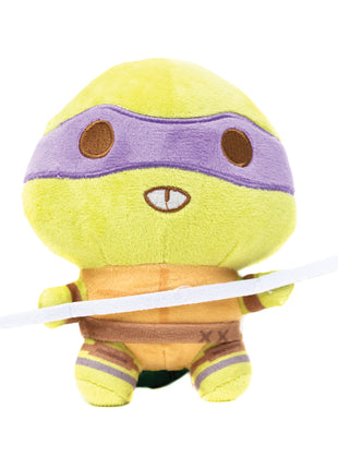 Dog Toy Squeaker Plush - Teenage Mutant Ninja Turtles Donatello Full Body Staff Pose Purple