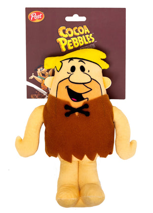 Dog Toy Squeaker Plush - Cocoa Pebbles The Flintstones Barney Rubble Full Body Pose