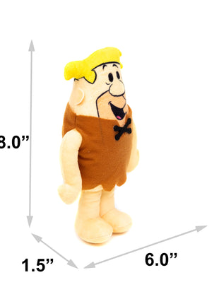 Dog Toy Squeaker Plush - Cocoa Pebbles The Flintstones Barney Rubble Full Body Pose
