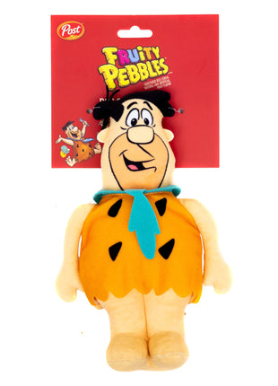 Dog Toy Squeaker Plush - Cocoa Pebbles The Flintstones Fred Flintstone Full Body Pose